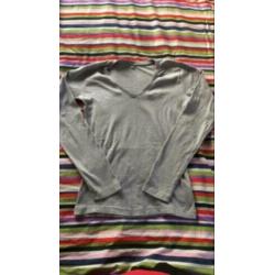 Pakket longsleeves t-shirts 6 stuks maat L 42 44