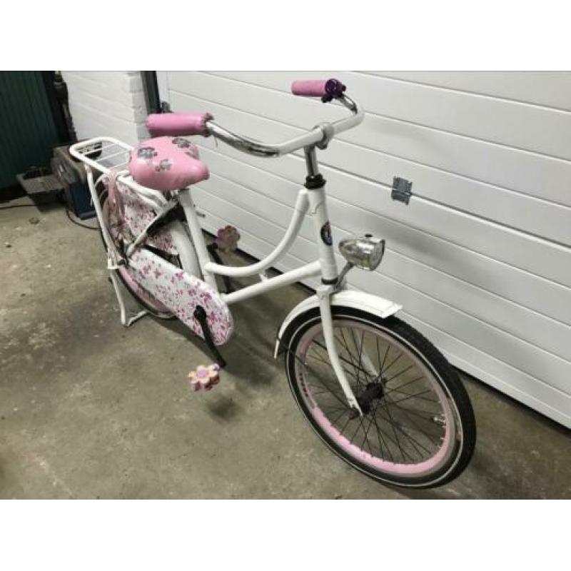 Roze Popal 20 inch meisjes Oma fiets