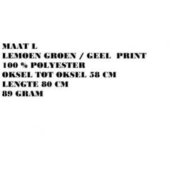 Maat l - lemoen kleur blouse - transparent