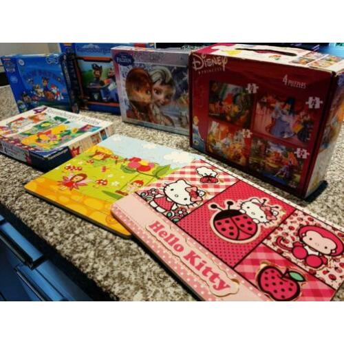 Kinder puzzel pakket. Frozen puzzel NIEUW!