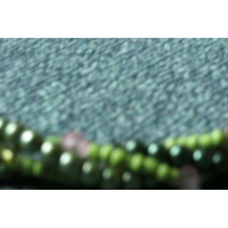 Groene kralen ketting 5 verschillende kleuren
