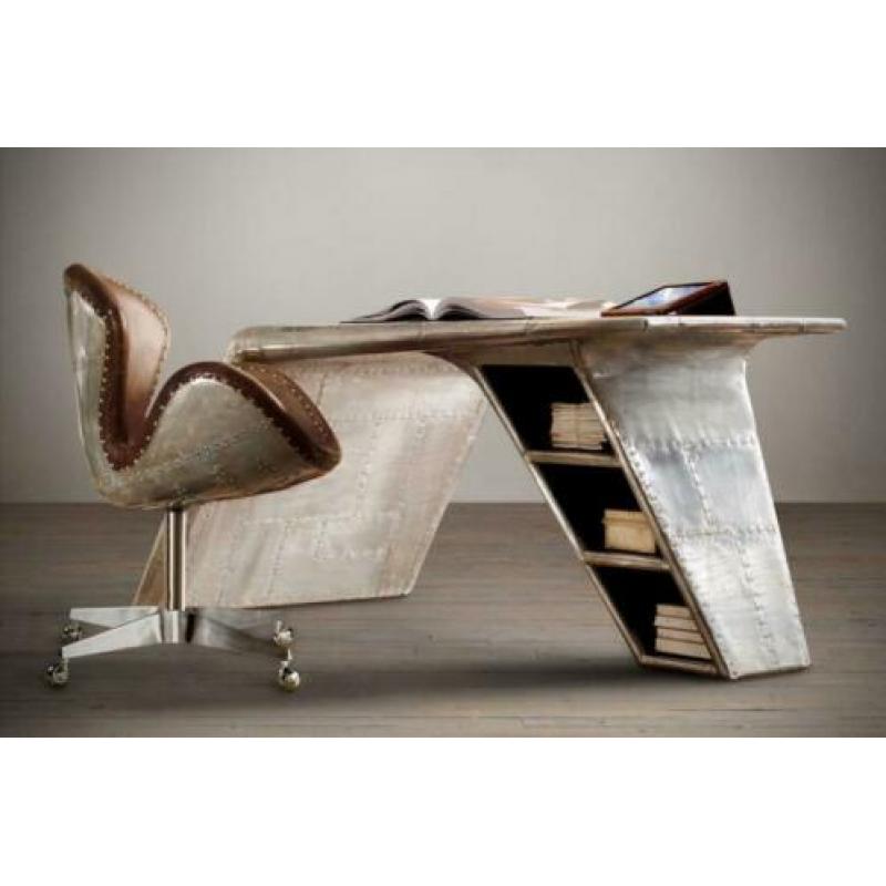 Aviator wood desk wing - Toffeshit!