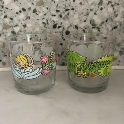 Nieuw : Blond Amsterdam Efteling servies set 2 x glas + tas