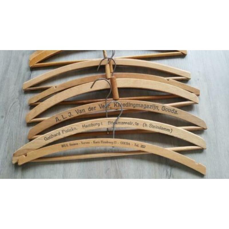 Houten klerenhangers