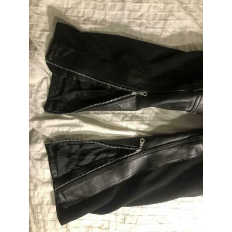 Motorbroek - leer - maat 50