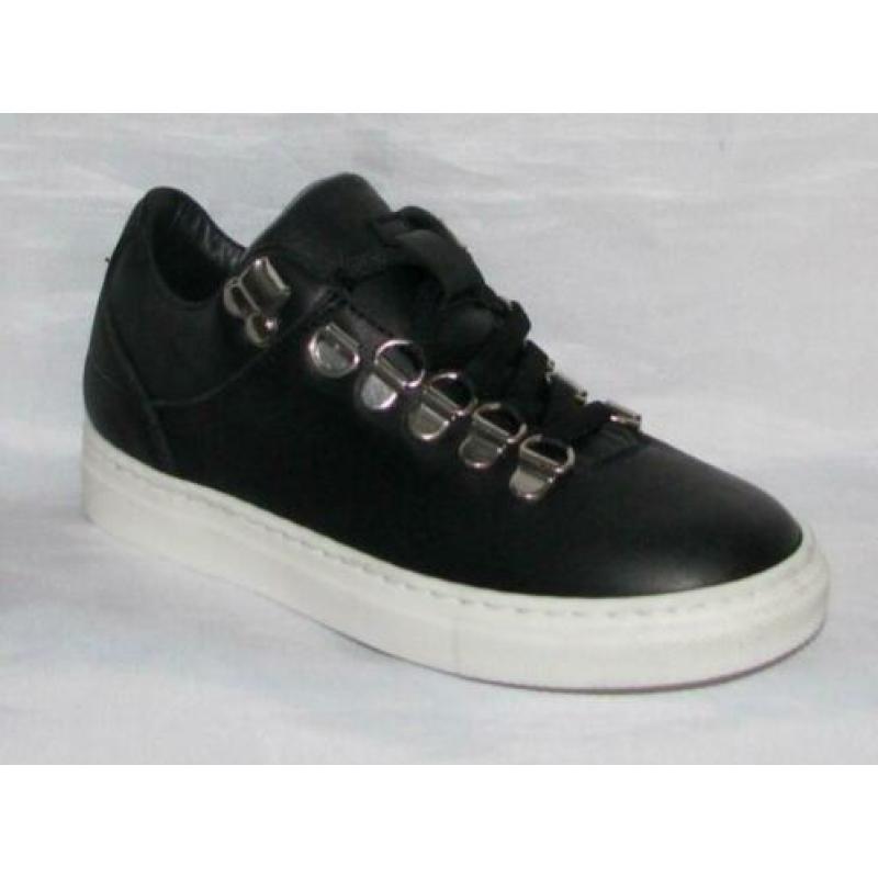 HIP maat 29 lerensneaker zwart veter - gratis verzenden