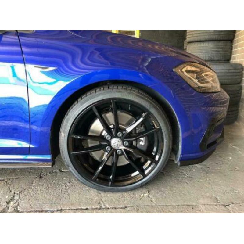 VW GOLF 7 R 18 INCH PRETORIA VELGEN ZWART 5x112 GTI GTD GTE