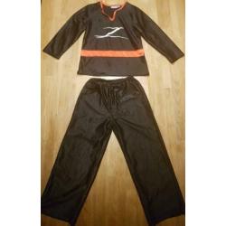 Verkleedkleren set 4x mt 116 skelet zorro cowboy