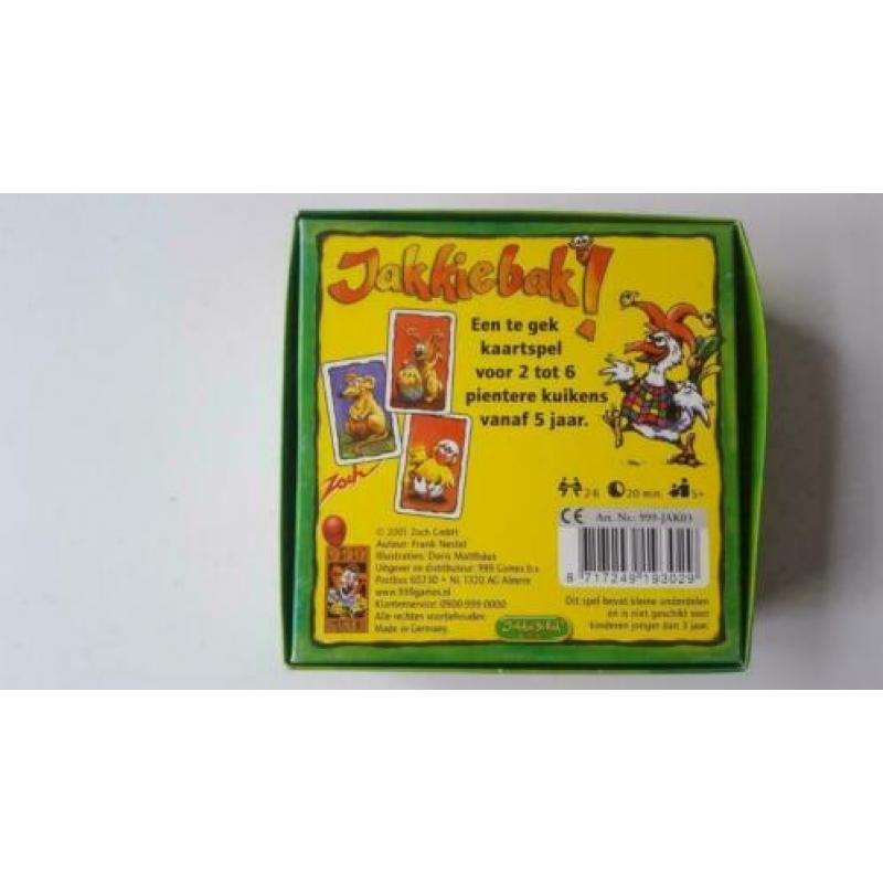 Jakkiebak kaartspel 999 games