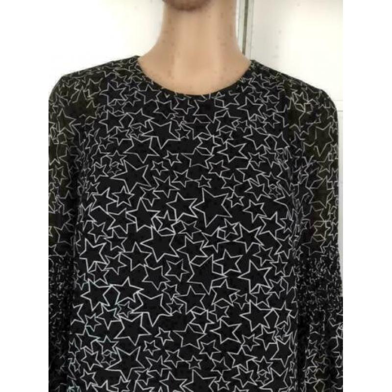 D403 Michael Kors Maat XS=34 tuniek blouse zwart/wit