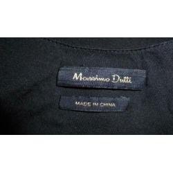 Nieuw! Zwarte top Massimo Dutti mt S/M 100% voile zijde top