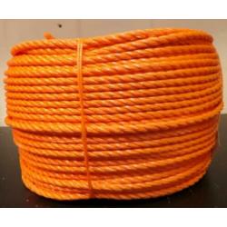 12 mm dik A-merk Polypropeentouw op tros of haspel.