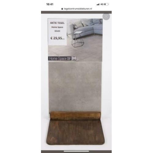 Betonlook tegels 60x60 tegels