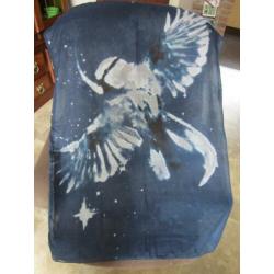 2 Pachtige z.g.a.n. Sjaals, 1 blauw/wit en 1 bruin/beige.