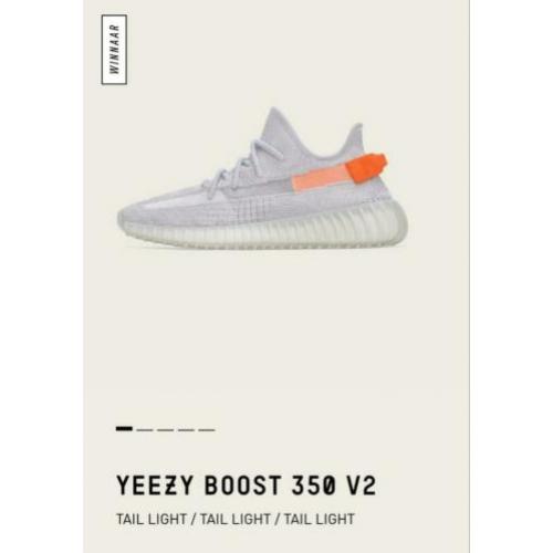 Adidas Yeezy 350 V2 Taillight maat 46