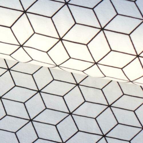 Promo! 338)150x50cm Katoenen Jersey Zwart en Wit