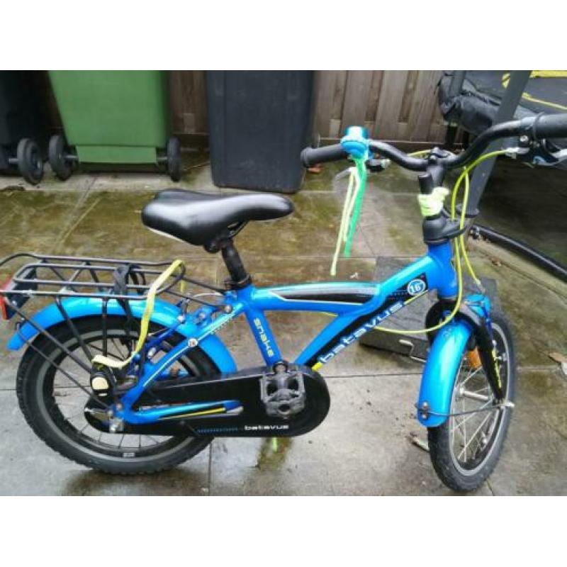 Batavus Snake 16 inch jongensfiets fiets blauw