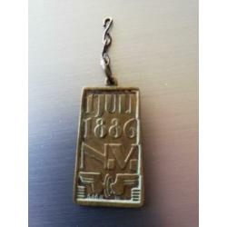 munt en hanger 1886 Groote Enveloppe Spoorwegen