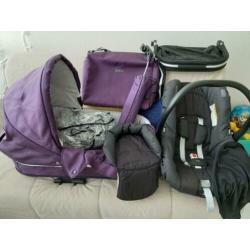 Kinderwagen Mutsy 4rider combi.