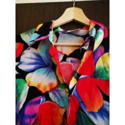 Blouse met print maat m/l