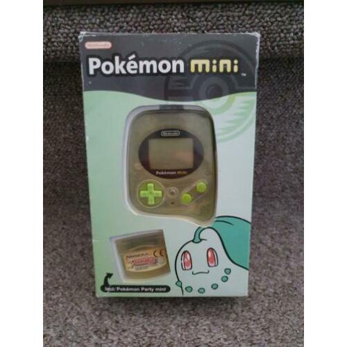 Pokemon mini party Nintendo green compleet
