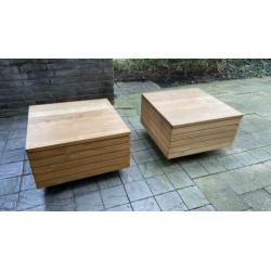 Teak houten salontafel