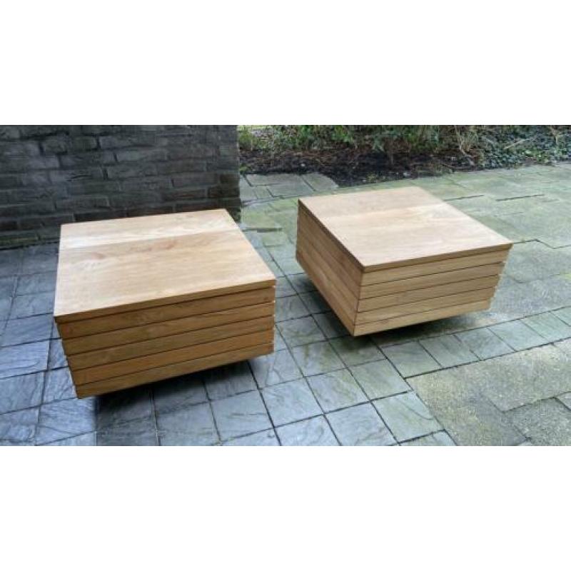 Teak houten salontafel