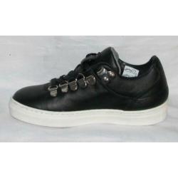 HIP maat 29 lerensneaker zwart veter - gratis verzenden
