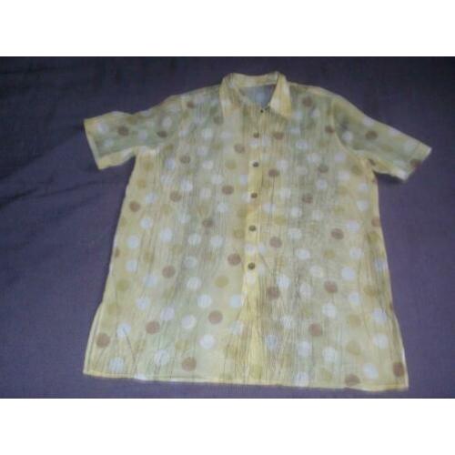 Maat l - lemoen kleur blouse - transparent