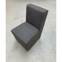 6 eettafel stoelen op wieltjes