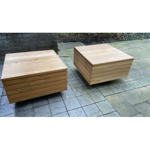 Teak houten salontafel