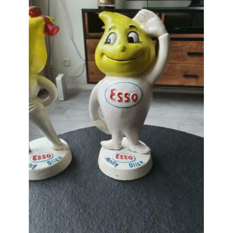Esso beeldjes gietijzer 25 centimeter