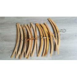 Houten klerenhangers
