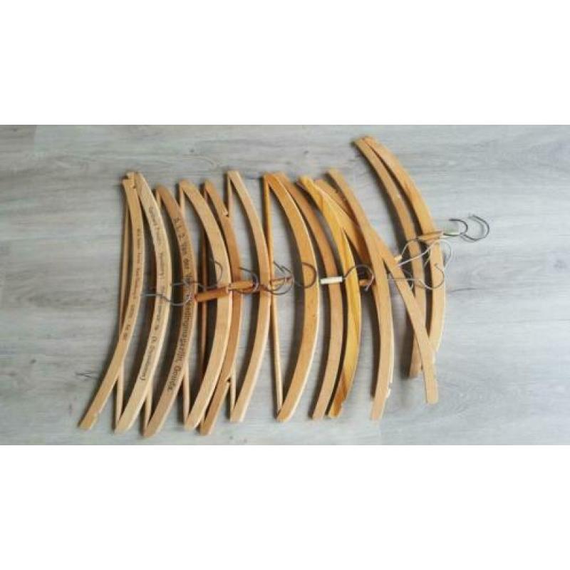 Houten klerenhangers