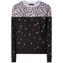 COLOURFUL REBEL leopard sterren Sweater mt M Huid Coll NIEUW