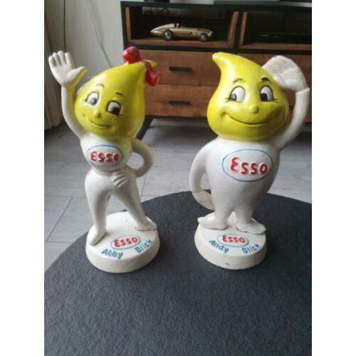 Esso beeldjes gietijzer 25 centimeter