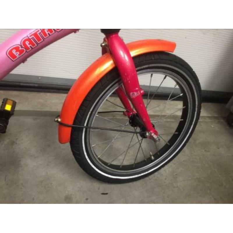 BATAVUS meisjes kinder fiets terugtraprem 16 inch ROZE