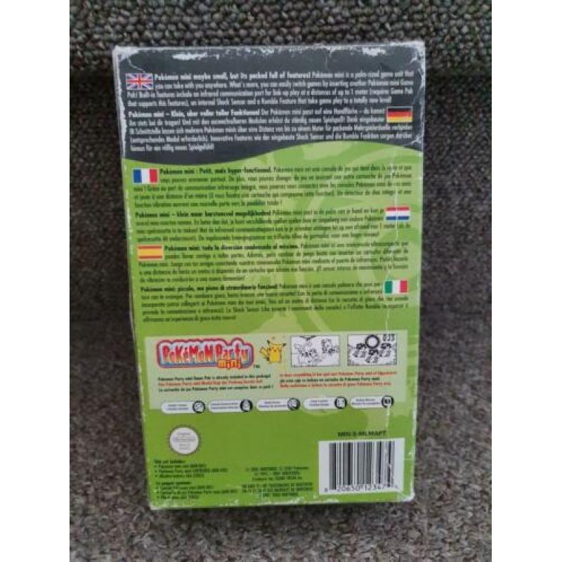 Pokemon mini party Nintendo green compleet