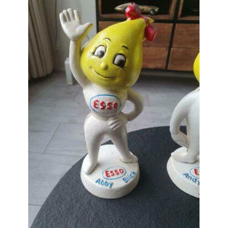 Esso beeldjes gietijzer 25 centimeter