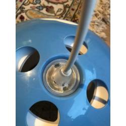 Ikea hanglamp blauw met wolken (Skojig)