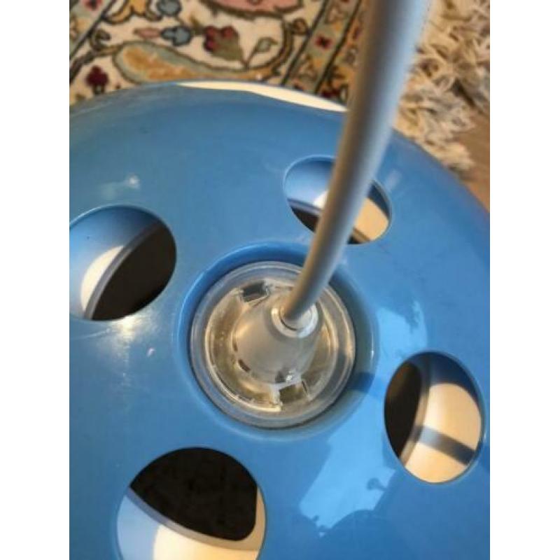 Ikea hanglamp blauw met wolken (Skojig)