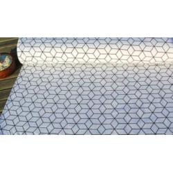 Promo! 338)150x50cm Katoenen Jersey Zwart en Wit