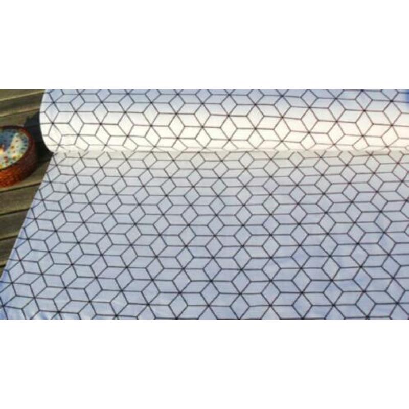 Promo! 338)150x50cm Katoenen Jersey Zwart en Wit