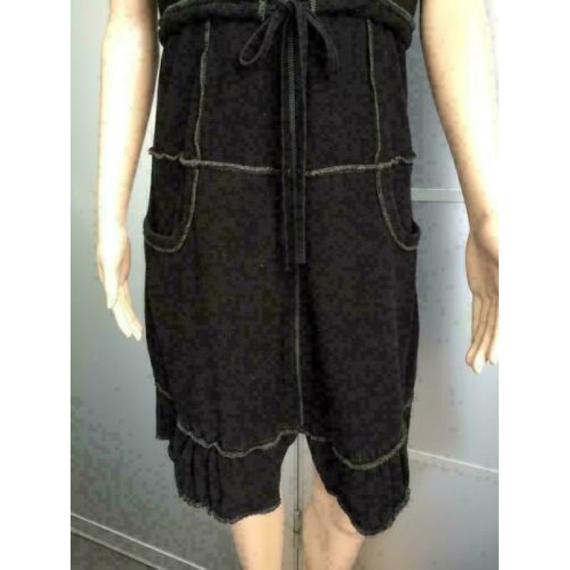B1314 DIDI set: zwart jasje+jurk colbert blazer Maat M=38-40