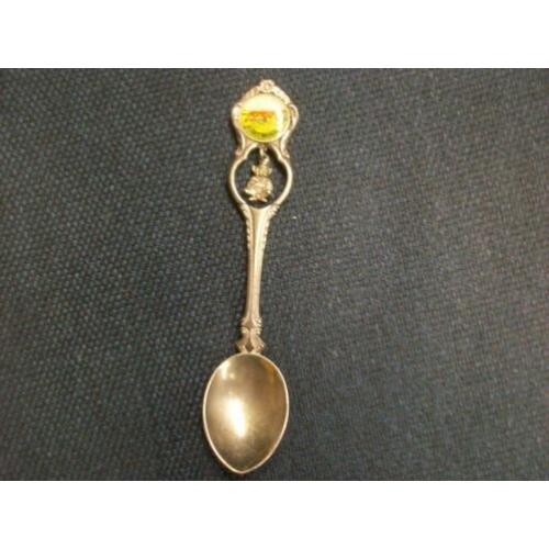 Theelepels diverse -dartmoor pixie silverplated met charm pi