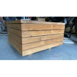 Teak houten salontafel