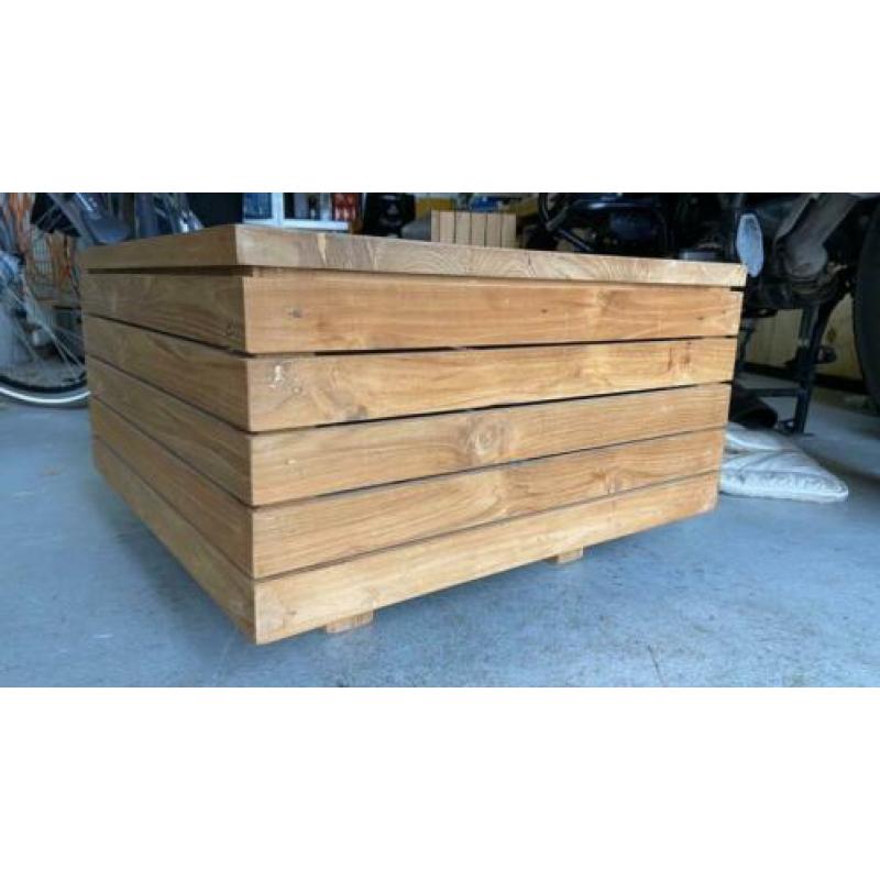Teak houten salontafel