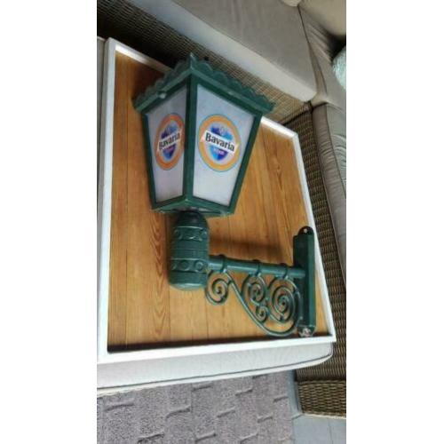 Bavaria bier lamp groen, reclame, mancave
