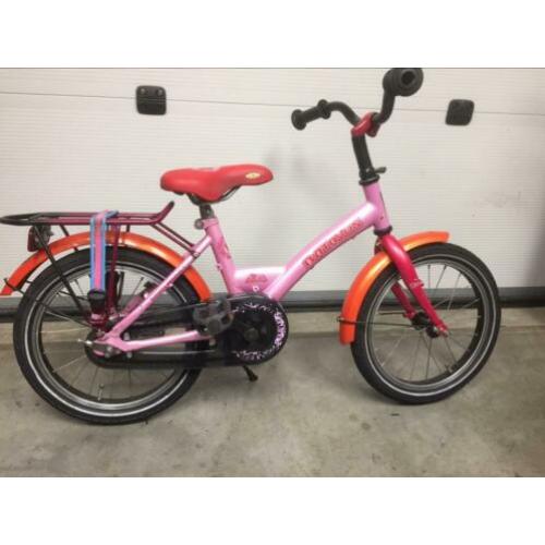 BATAVUS meisjes kinder fiets terugtraprem 16 inch ROZE