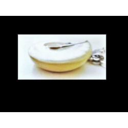 Zilveren Collier Bijzonder 6 cm Hanger - Witte Parlemoer!